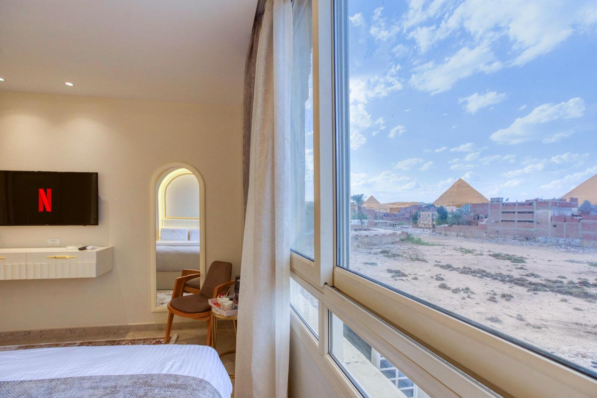 Pyramids Plateau Hotel Kafrat al Jabal Екстер'єр фото