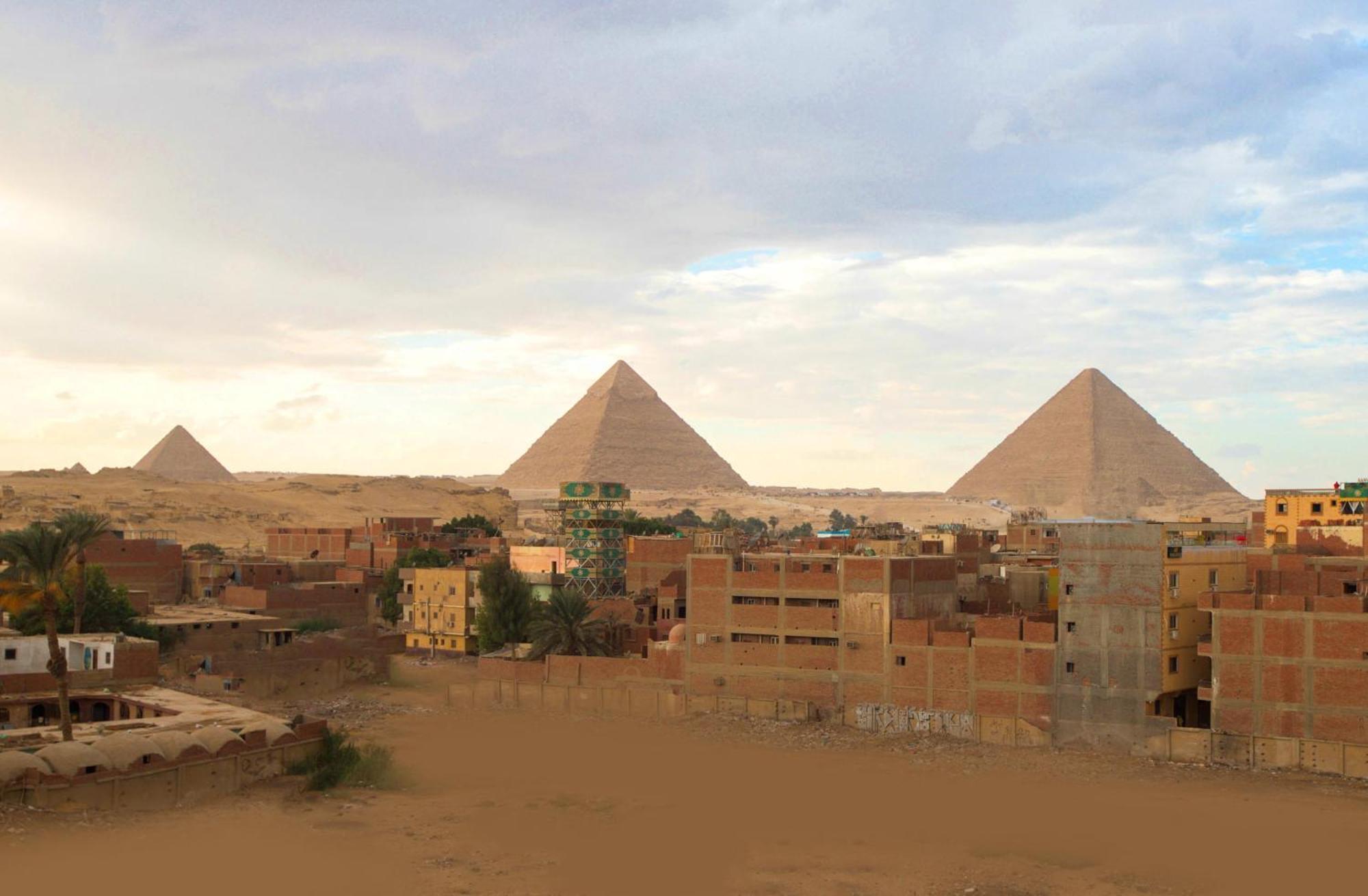 Pyramids Plateau Hotel Kafrat al Jabal Екстер'єр фото