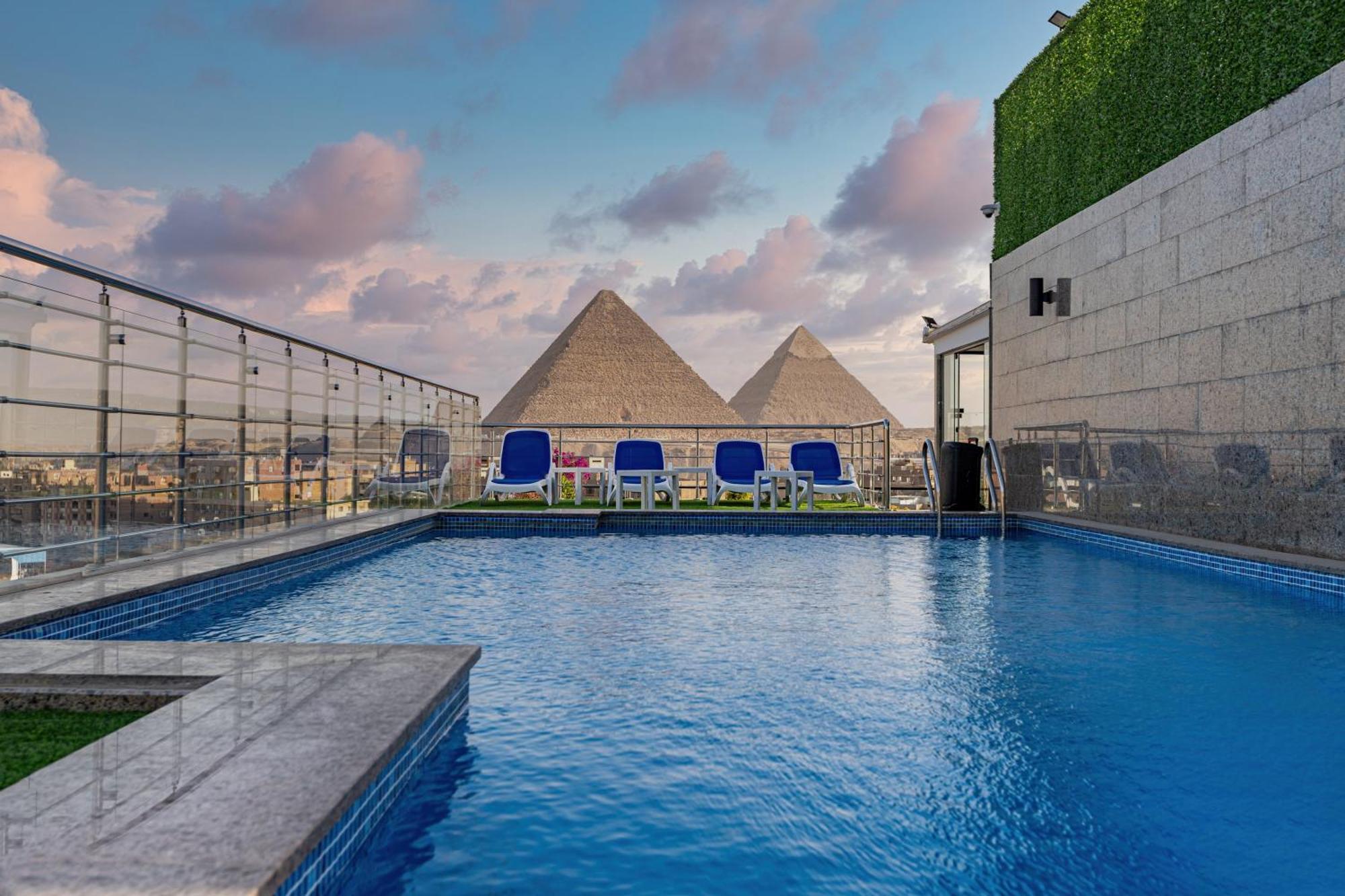 Pyramids Plateau Hotel Kafrat al Jabal Екстер'єр фото